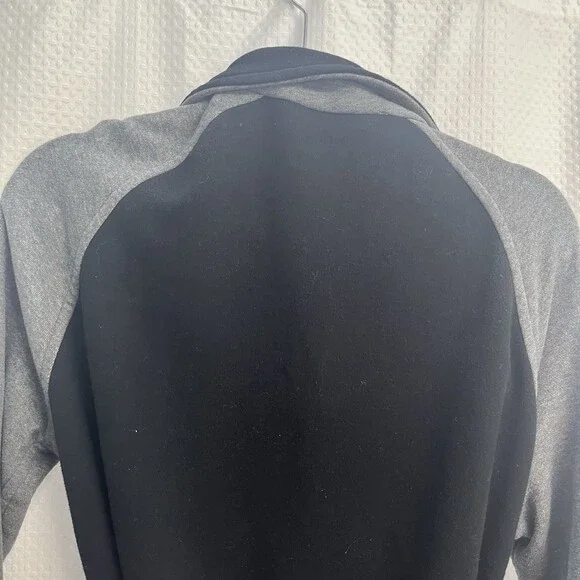 Standard James Perse Full Wrap Sweatshirt Coat Black Gray 2/ Medium Classic